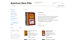 Desktop Screenshot of americanherofilm.com